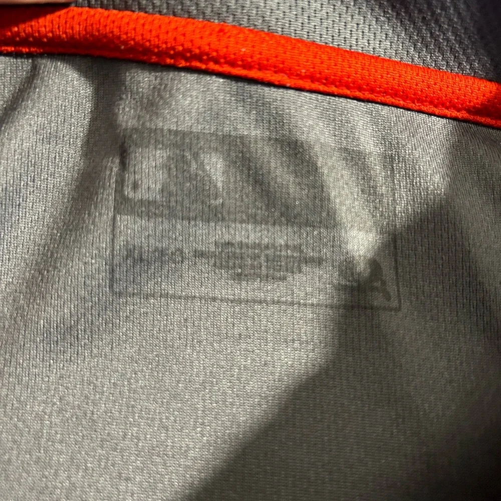 MLB True Fan Washington Nationals Gray/Charcoal Black Red Tracker Insignia Polo - Picture 6 of 9